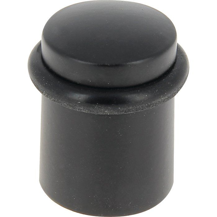 Butée de porte noir - Ø 34 mm - Hauteur 40 mm - Lot de 4 - Cadap