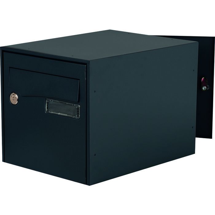 Boîte aux lettres individuelle - Gris anthracite - Double face - Loft acier - Decayeux
