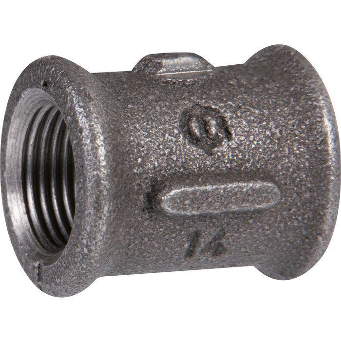Raccord fonte noire droit à visser droite - F 1/2" - N° 270 - Atusa