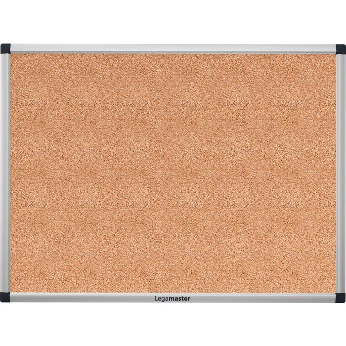 Tableau en liège UNITE 45 x 60 cm - Cadre aluminium - Legamaster