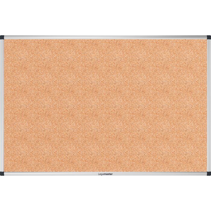 Tableau en liège UNITE 60 x 90 cm - Cadre aluminium - Legamaster