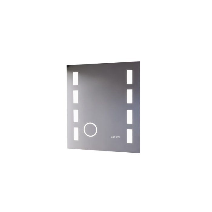 Miroir de salle de bain rectangulaire avec LED - 70 x 80 cm - Exellence - Creazur