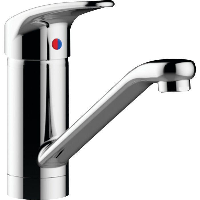 Mitigeur de lavabo santé chromé à manette pleine - Sans vidage - Bec fixe ou orientable 170 mm - Débit 4 à 6 L/min - Modul’Mix - Sanifirst