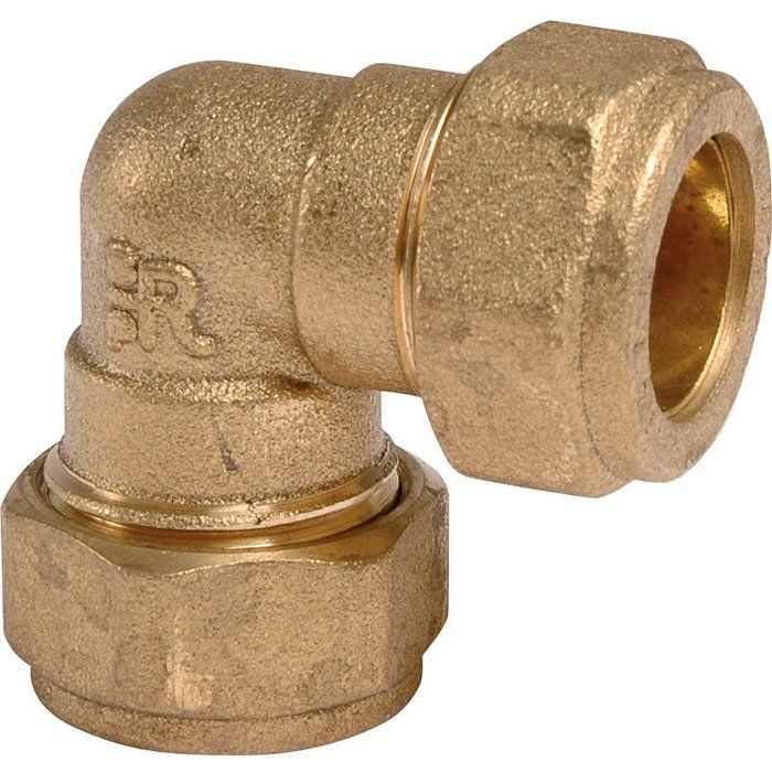 Raccord bicône coudé laiton - Ø 10 mm - Thermador
