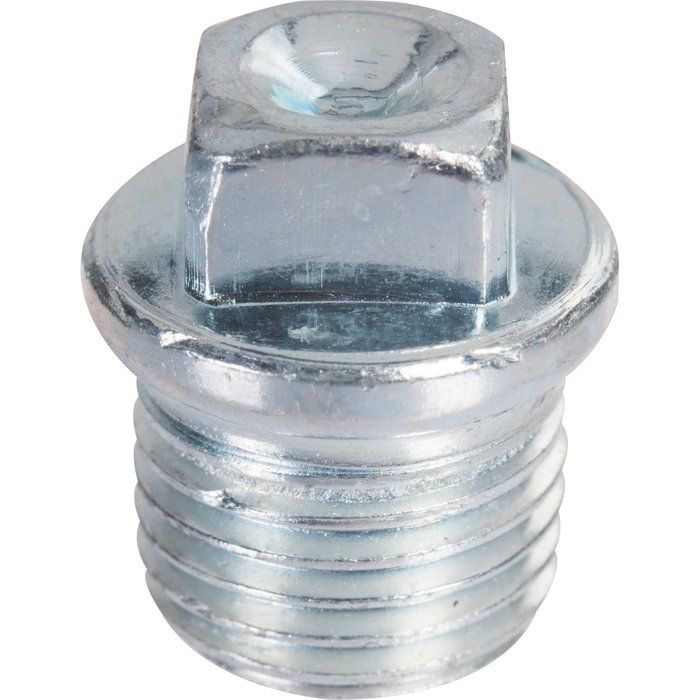 Bouchon fonte galva à collerette à visser - M 1/2" - N° 290 - Atusa