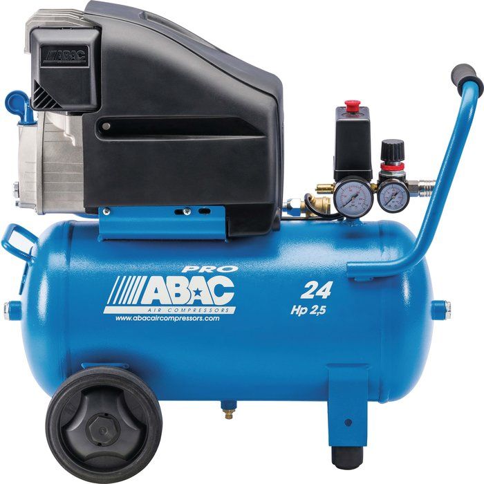 Compresseur à piston Pro pole position L25P - Abac - 24 litres - Abac