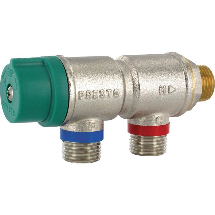 Régulateur thermostatique de sécurité - F 1/2" - Presto