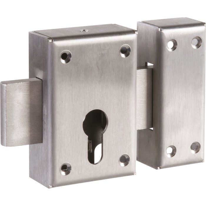 Verrou à cylindre inox - Devismes