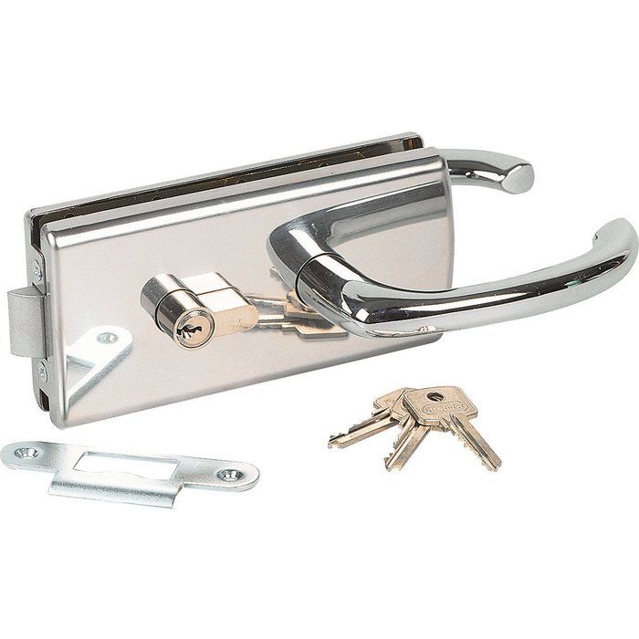 Serrure der miroiterie chromé brillant - Lagune 4300 - Stremler