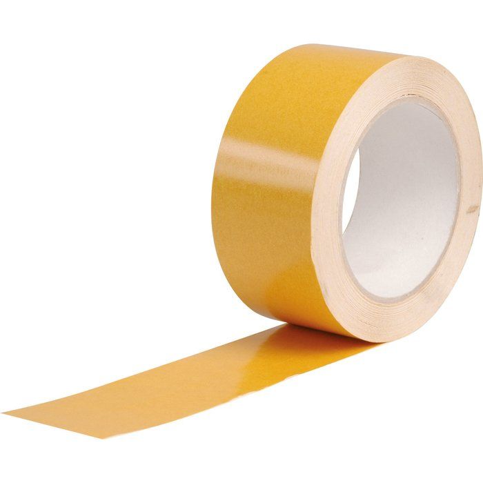 Ruban adhésif double face - Pour sol temporaire - Rouleau de 25 m x 50 mm - Antalis