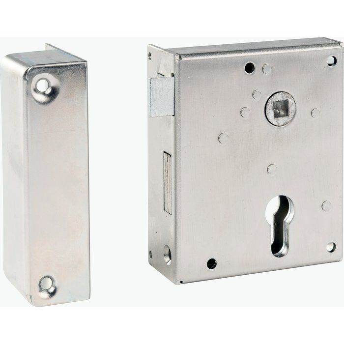 Serrure en applique à fouillot gauche - Clé I - Axe à 60 mm - Série 7316 type alsace - Vachette