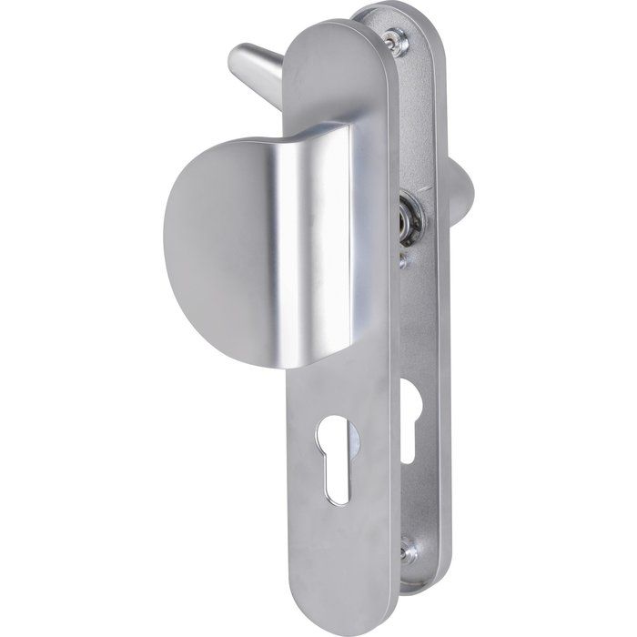 Poignée de porte palière chromée - Clé I - St Émilion - Eurowale
