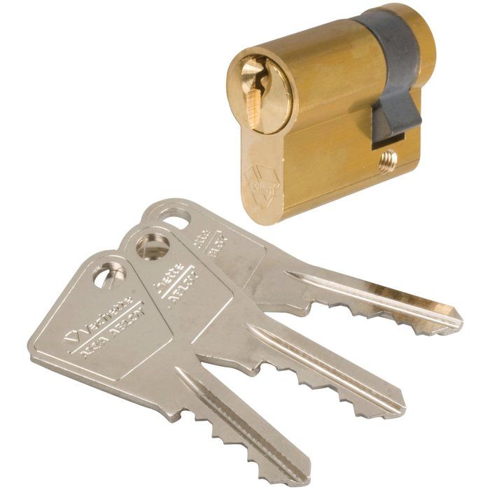 Demi cylindre varié laitonné - 30 x 10 mm - V5 - Vachette