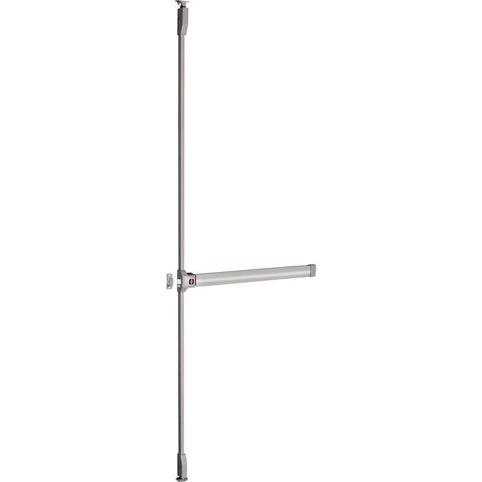 Serrure anti-panique argent - 3 points - Push Bar 90 - JPM