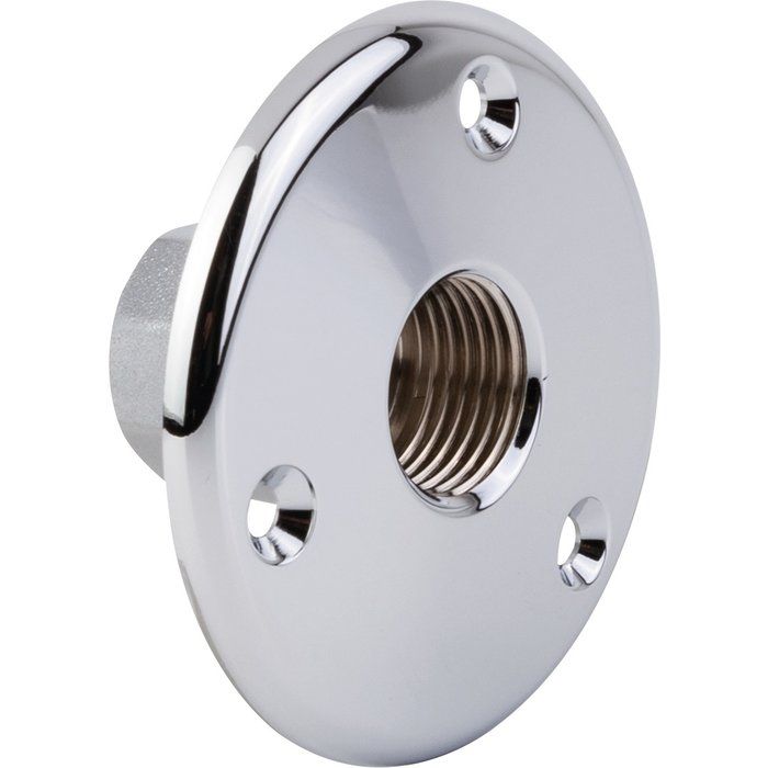 Applique traverse cloison chromée - ff1/2 - Watts industries
