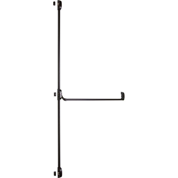 Serrure anti-panique Idéa barre 3 points latéraux - Noir - Iséo