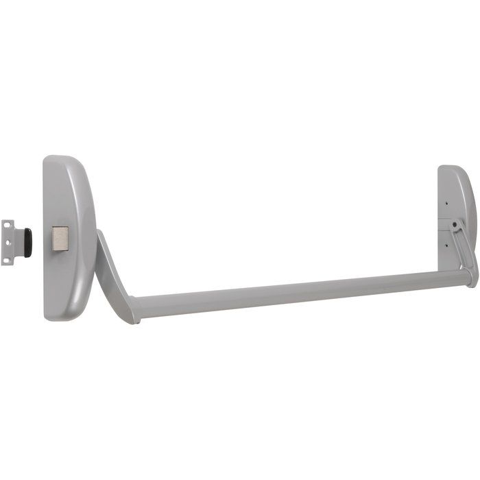 Serrure anti-panique universelle barre 1 point - Argent - Tesa