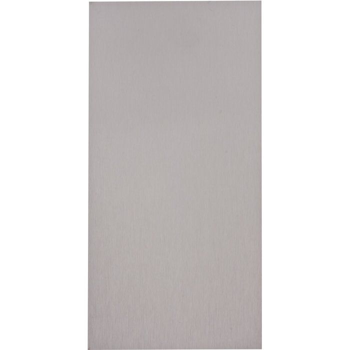 Plaque de propreté nox brillant - Rectangulaire - 300 x 150 mm - Adhésif - Duval