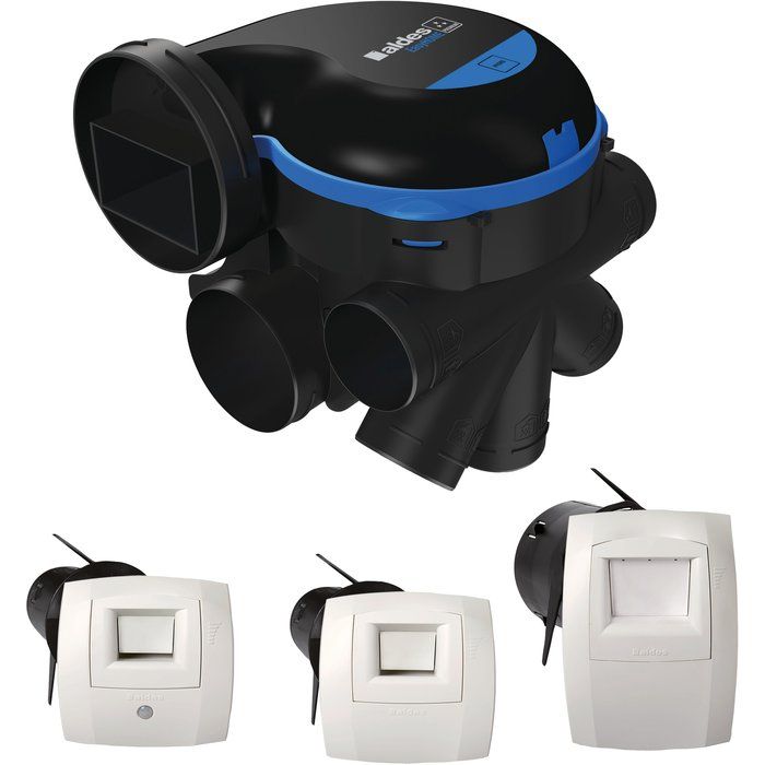 Kit VMC hygro-réglable - EasyHOME HYGRO Premium MW ELEC - Aldes