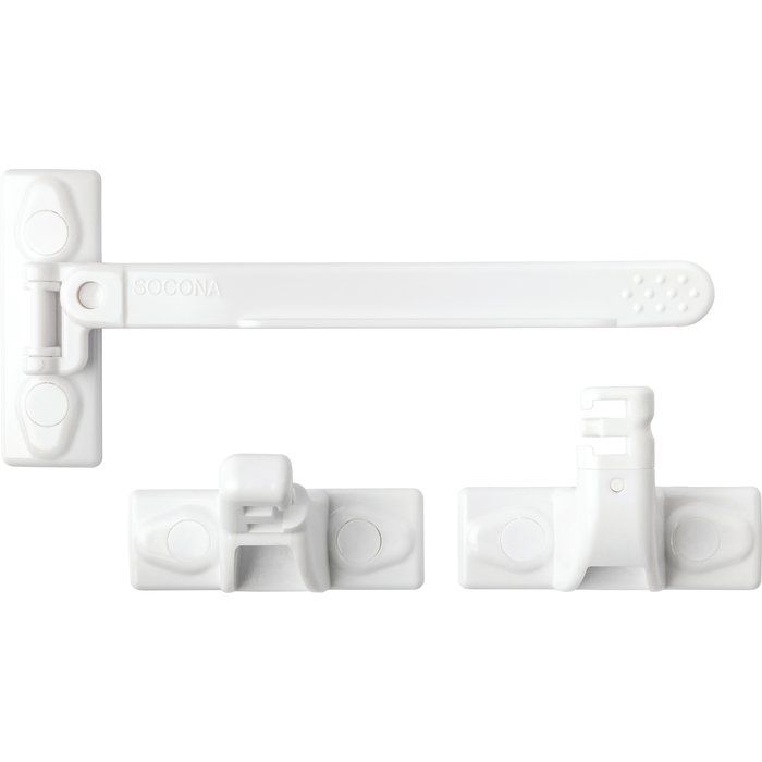 Entrebâilleur en PVC - Longueur 165 mm - Stick'air - Socona