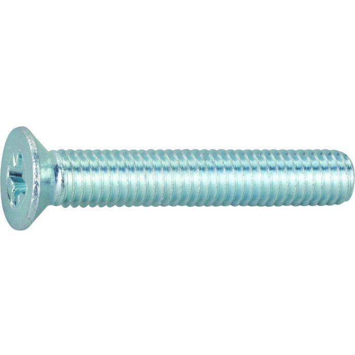 Vis métaux - Viswood - Tête fraisée - Acier zingué - 5 x 50 mm - Boîte de 200