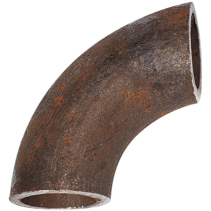 Raccord acier coudé court à souder - Ø 33,7 mm - Atusa