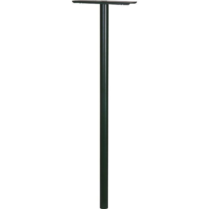 Pied aluminium vert - Ø 45 mm - 1,10 m - Pour boîte aux lettres - Decayeux