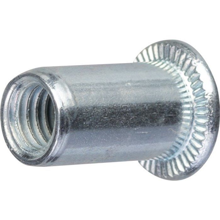 Insert court en acier tête plate - m5/100 - Rifix