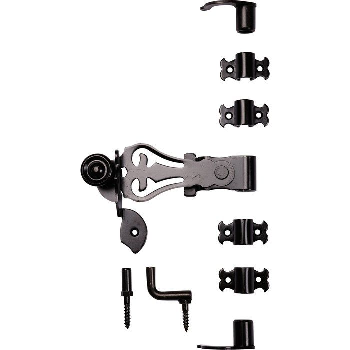 Accessoires d'espagnolette noir - À crochets courbés - Provence - Torbel industrie