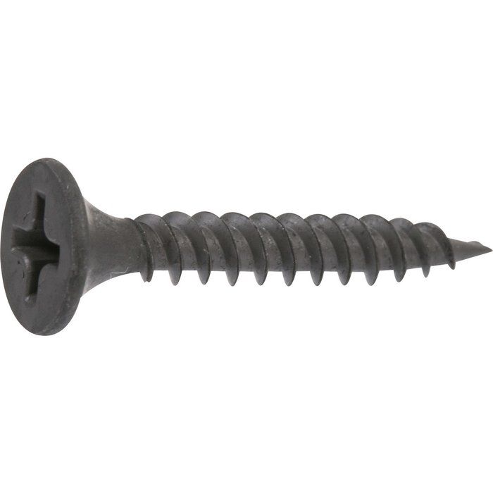 Vis plaque de plâtre tête trompette PH2 - Ø 3,5 mm - 45/40 mm - Phosphaté noir - Boîte de 500 pièces - Rifix