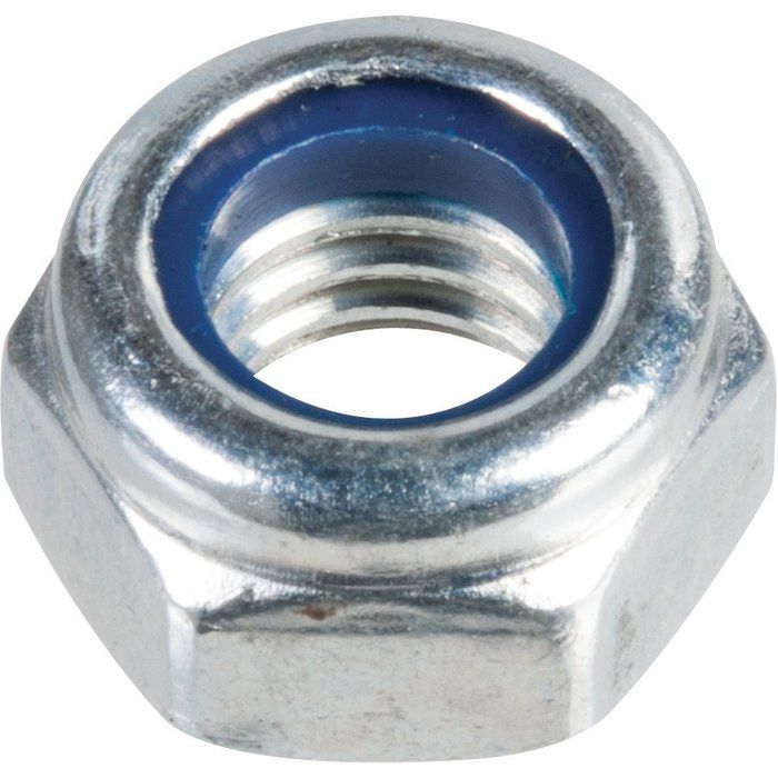 Écrou hexagonal indesserrable zingué - Ø 6 mm - Boîte de 200 - Viswood