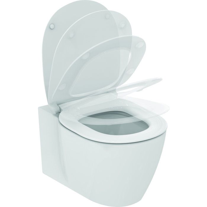 Cuvette WC suspendue KHEOPS carénée sans bride - 37 x 54,5  x 40 cm - AquaBlade® - Porcher