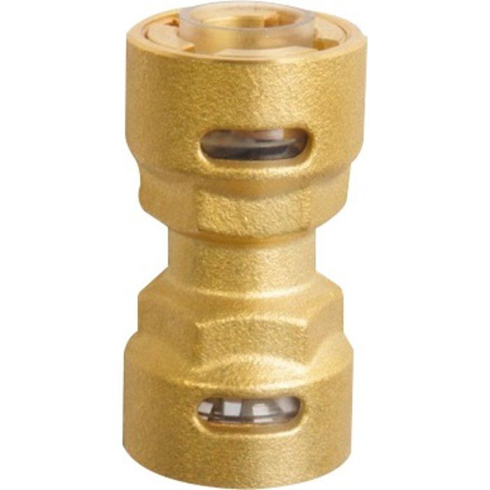 Raccord rapide frigorifique droit à pression - Femelle femelle 1/4" - CBM