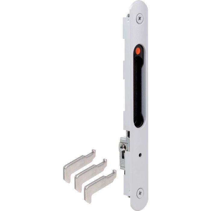 Kit fermeture encastrée simple gris - Pour baie vitrée - Rénovation Silene - La Croisée DS