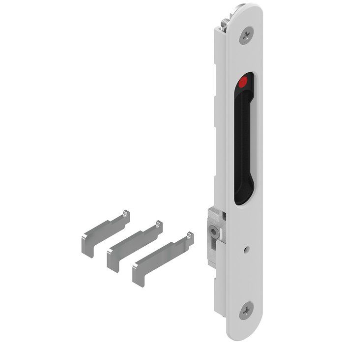 Kit fermeture encastrée simple blanc - Pour baie vitrée - Rénovation Silene - La croisée ds