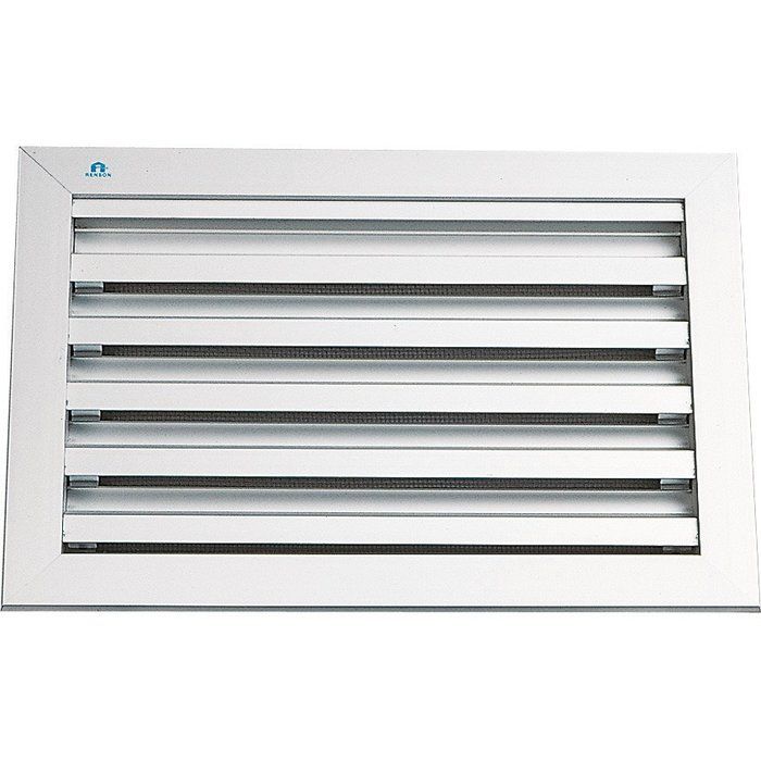 Grille murale aluminium - 400 x 400 mm - 411 - Renson
