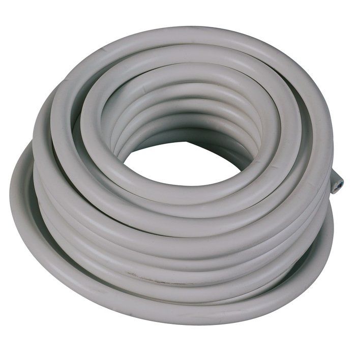 Câble H05 VV-F - Dhome - 3G1,5 mm² - Gris - L. 50 m