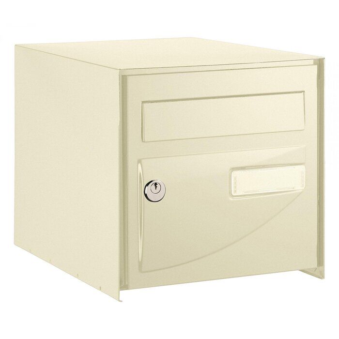 Boîte aux lettres individuelle- Beige ton pierre - Simple face - Probat - Decayeux