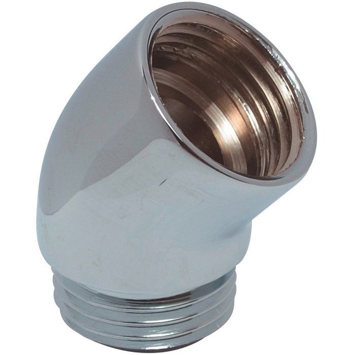 Coude passe flexible chromé - MF 1/2" - Bossini