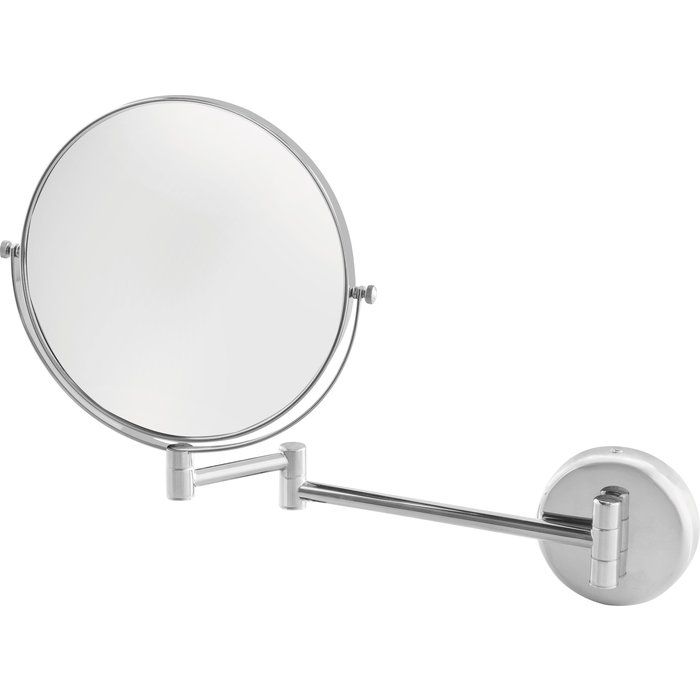Miroir double face gris Fiesta  - Sur bras - JVD