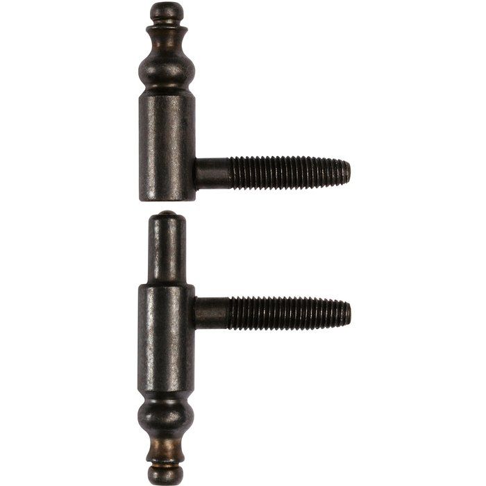 Fiche à visser nœuds à vases - Acier vieilli noir - Otlav spa