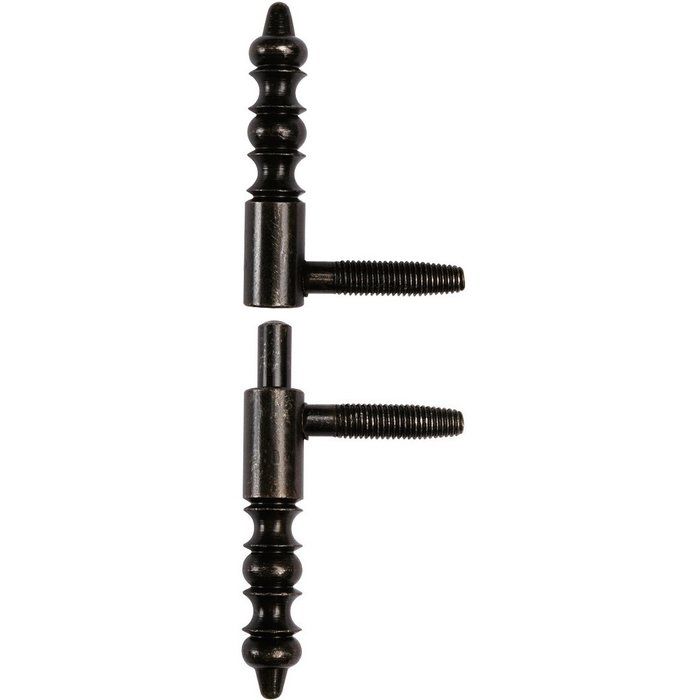 Fiche à visser zinguée noire - Ø 13 mm - 130 mm - Nœuds à vase - Otlav spa