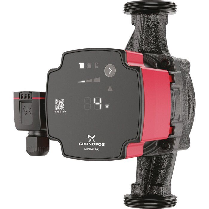 Circulateur ALPHA1 GO - MM 1"1/2 DN 25 - Hauteur manométrique 6 m - Entraxe 180 mm - Grundfos