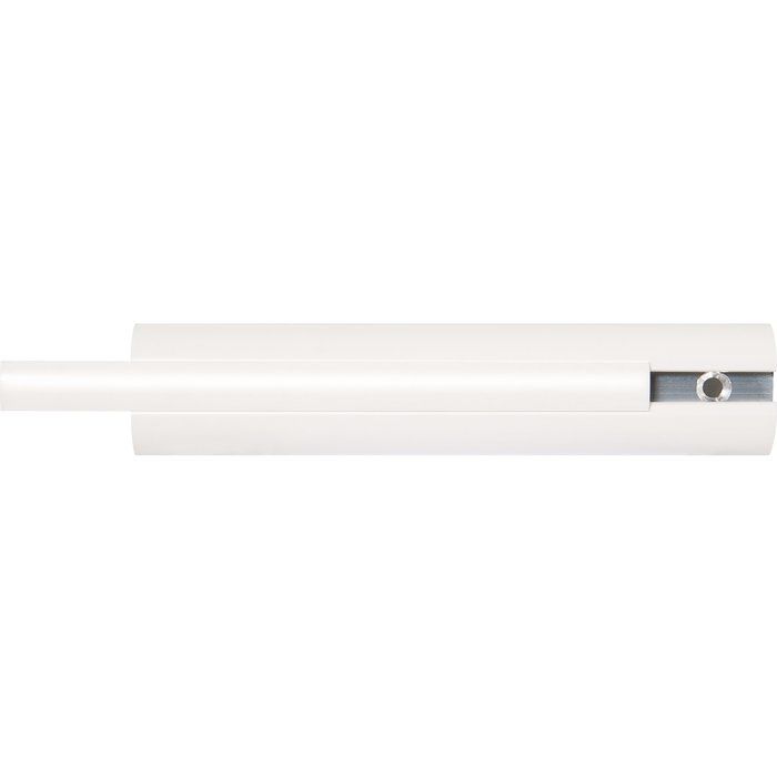 Tube droit blanc pour barre d'appui - 260 mm - Ø 33 mm - Système polyalu - Pellet ASC