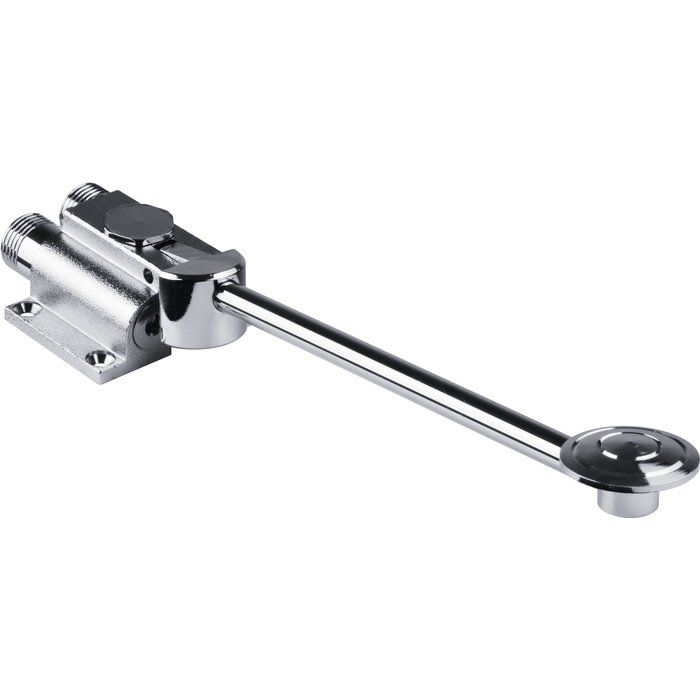 Robinet lavabo au sol - Commande au pied - Monofoot - Delabie