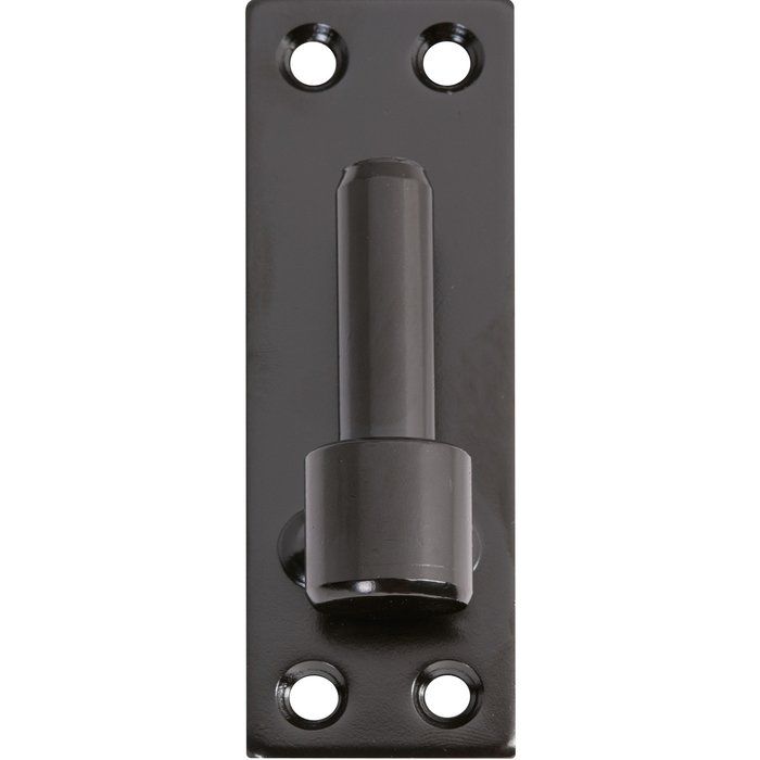 Gond sur platine noir - 120 x 40 mm - Axe Ø 16 mm - Torbel industrie