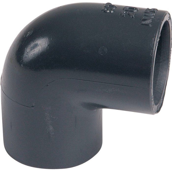 Coude PVC 90° pression - Girpi - FF Ø 25 mm