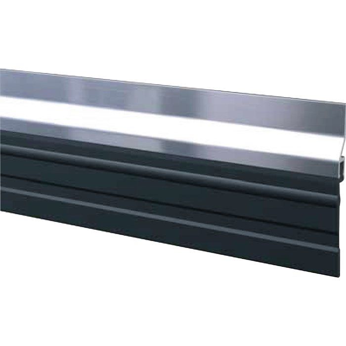 Plinthe aluminium à grande bavette - 2,5 m - Bas de porte de garage - ADS-GL - Ellen