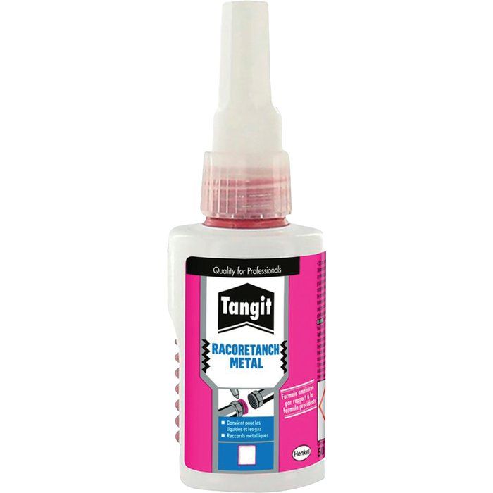 Résine pour raccords filetés métalliques - 50 ml - Tangit