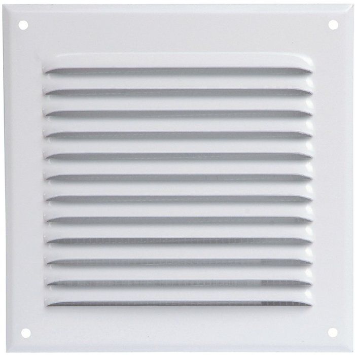Grille aluminium laquée anti-insecte - 165 x 165 mm - 90 cm² - Anjos
